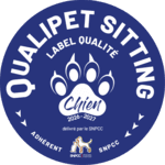 Logo Qualipet 2026/2027 la main à la patte, petsitting